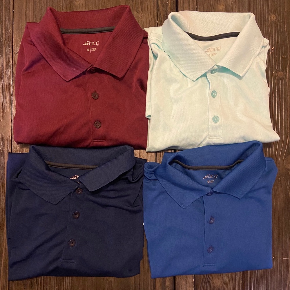 Bundle: 4 DryFit Polos